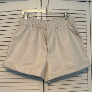 Buddy Love High Waist Cream Shorts